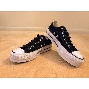 NWOB Converse Chuck Taylor All Star Lift Ox Blk Platform Sneakers Alt Classic 6